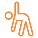 flexible programme flexible person icon