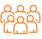 cohort programme group of people icon